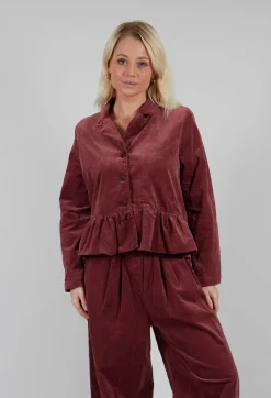 Short Structured Jacket in Rust