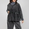 Short Structured Jacket in Pewter
