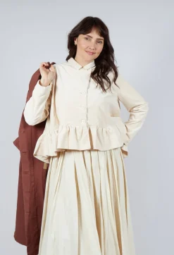 Short Structured Jacket in Cream