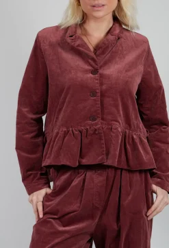 Short Structured Jacket in Rust