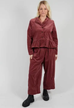 Short Structured Jacket in Rust