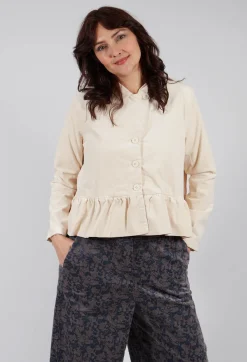 Short Structured Jacket in Cream