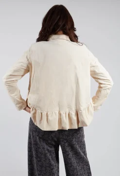 Short Structured Jacket in Cream