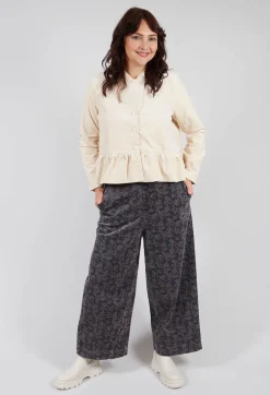 Short Structured Jacket in Cream