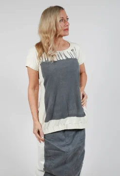 Short T-Shirt in Asteroid Paint