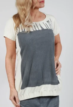 Short T-Shirt in Asteroid Paint