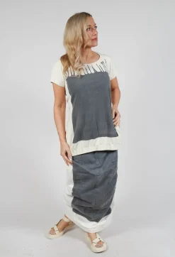 Short T-Shirt in Asteroid Paint