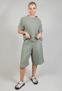 Shorts Tamal in Eucalyptus