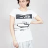 Shortsleeve Top in Starwhite Print