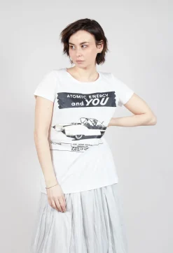 Shortsleeve Top in Starwhite Print