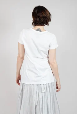 Shortsleeve Top in Starwhite Print