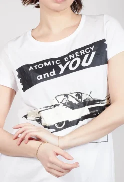 Shortsleeve Top in Starwhite Print