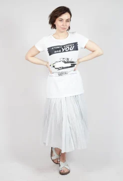 Shortsleeve Top in Starwhite Print