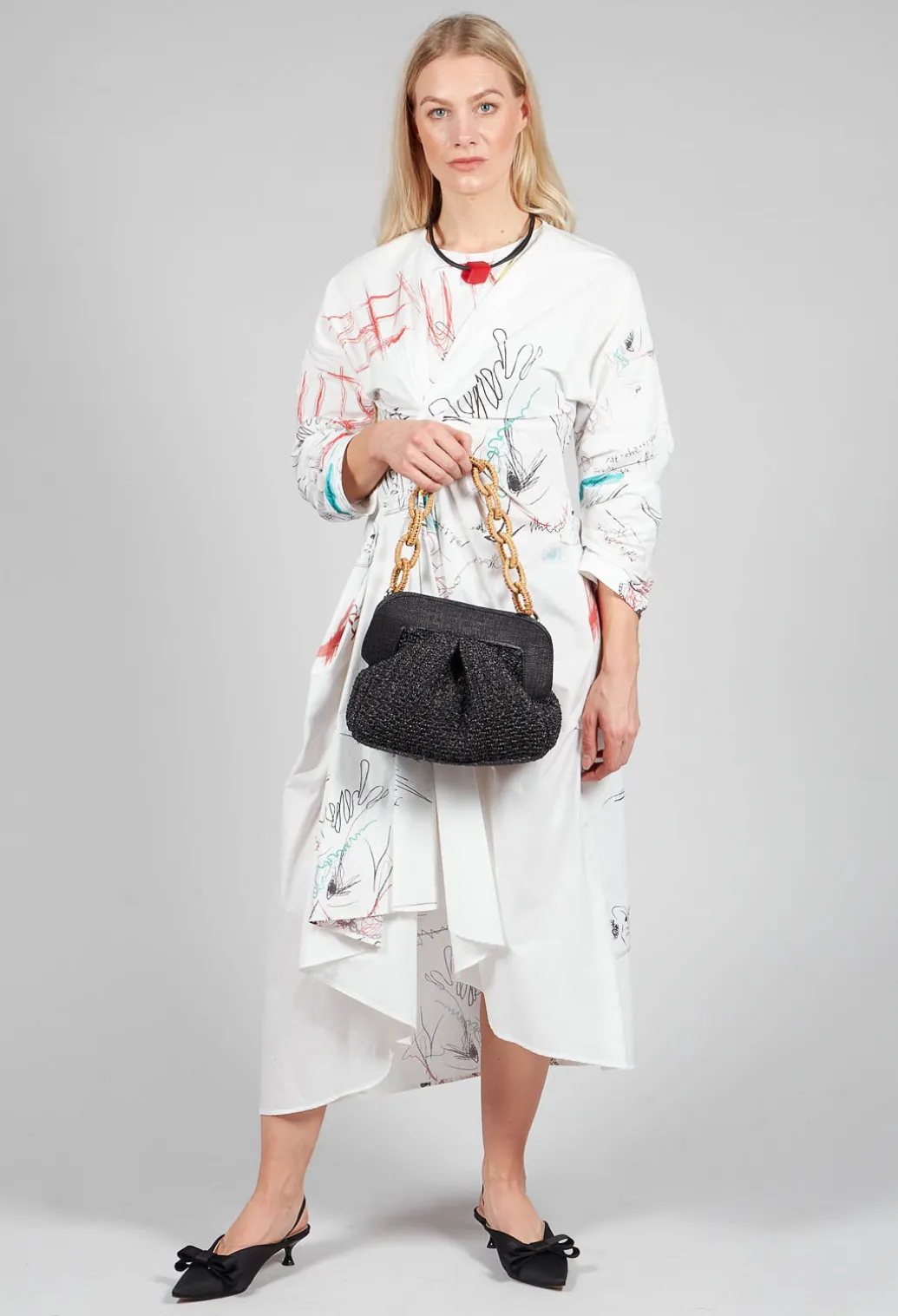 Sia Dress in White