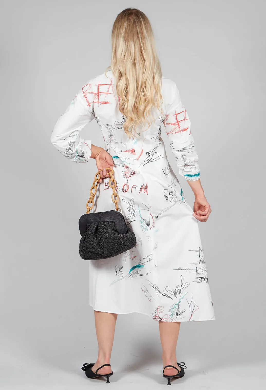Sia Dress in White