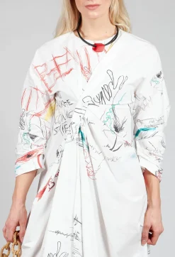 Sia Dress in White