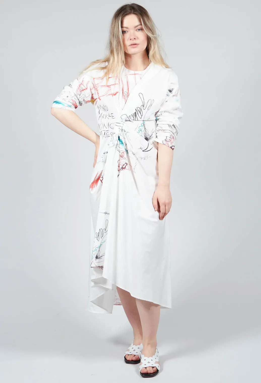 Sia Dress in White