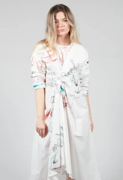 Sia Dress in White