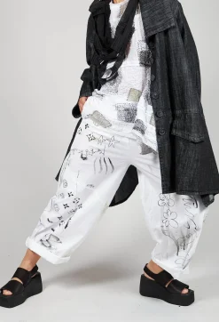 Signature Design Trousers in White