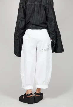 Signature Design Trousers in White