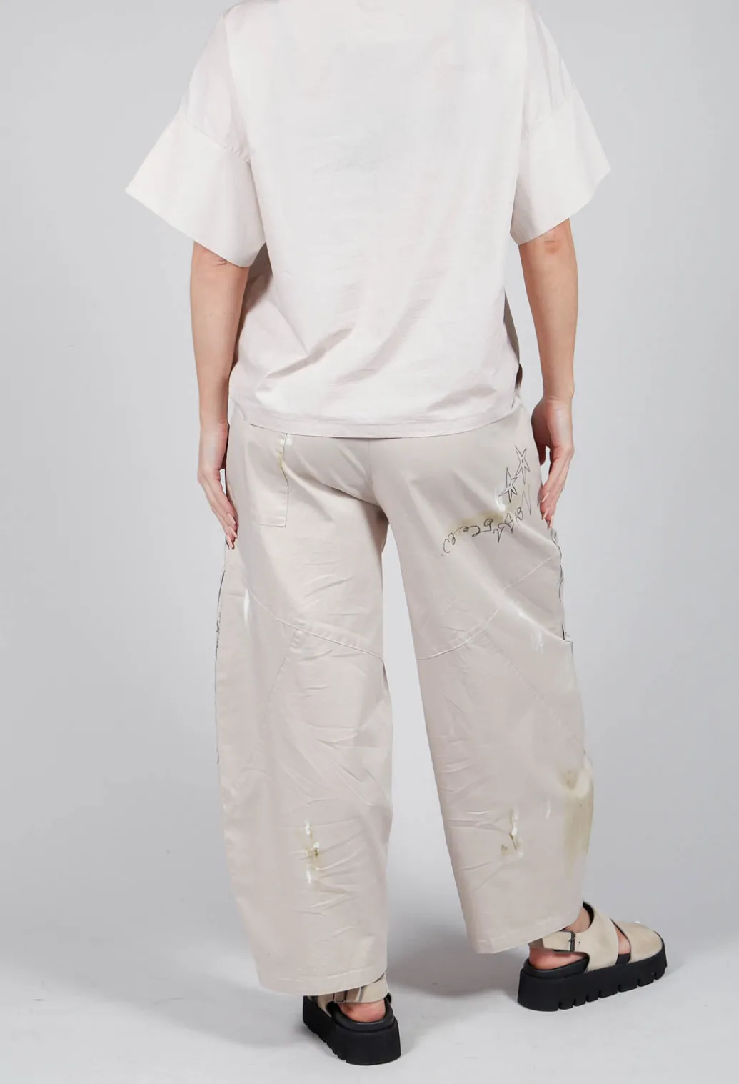 Signature Design Trousers in Beige
