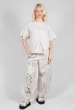 Signature Design Trousers in Beige