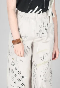 Signature Design Trousers in Beige