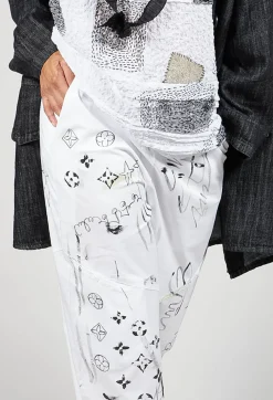 Signature Design Trousers in White