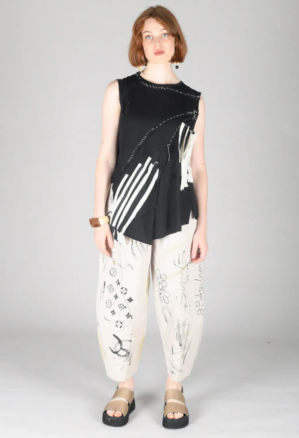Signature Design Trousers in Beige