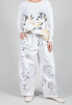 Signature Design Trousers in White