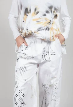 Signature Design Trousers in White
