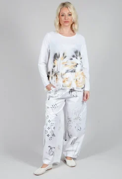 Signature Design Trousers in White