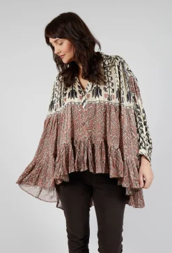 Silene Blouse in Mauve