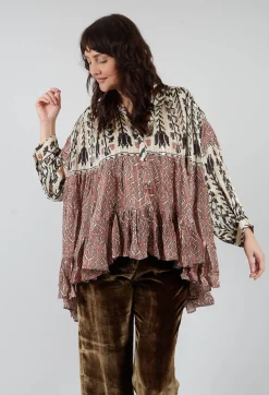 Silene Blouse in Mauve