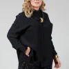 Silk Blouse in Nero
