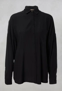 Silk Blouse in Nero