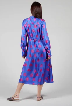 Silk Chemiser Dress in Jardin Print