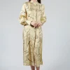 Silk Chemiser Dress in Rabbit Print