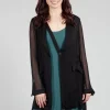 Silk Lightweight Blazer in Black