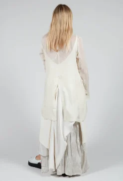 Silk Lightweight Blazer in Chalk