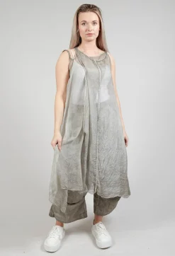 Silk Overdress in Hay Cloud