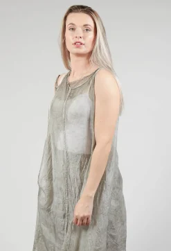 Silk Overdress in Hay Cloud