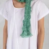 Silk Scarf in Forest Green