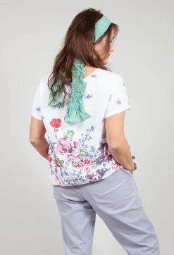 Silk Scarf in Forest Green