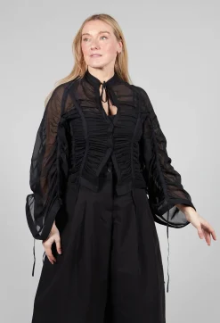 Silk Shirt in Black