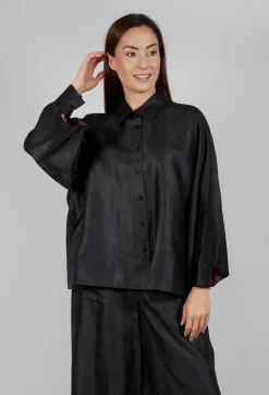 Silk Shirt in Black