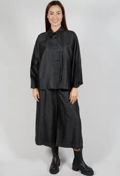 Silk Shirt in Black