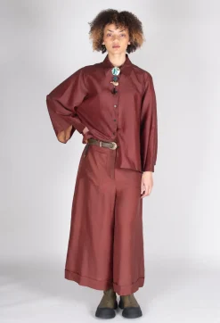 Silk Shirt in Copper