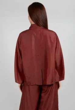 Silk Shirt in Copper
