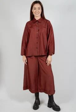 Silk Shirt in Copper